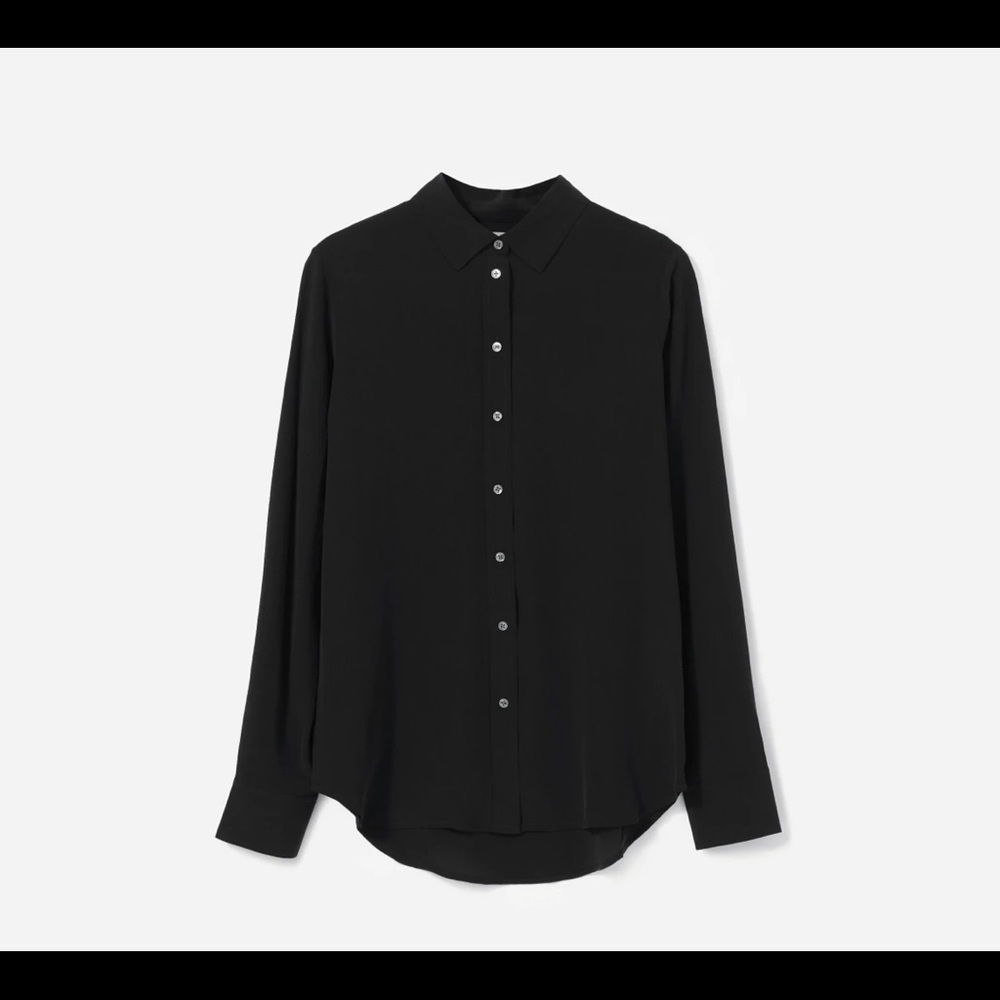 Everlane The Clean Silk Relaxed Shirt